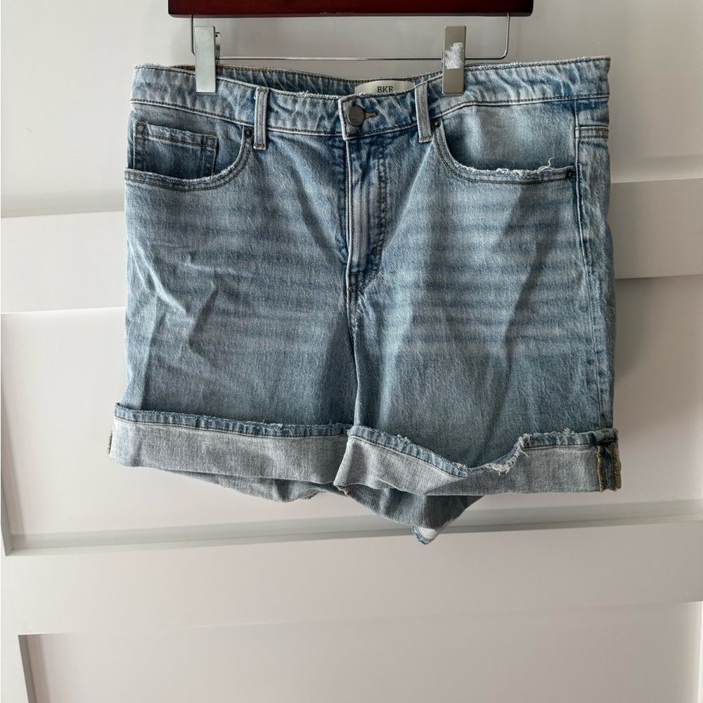 BKE Light Blue Denim Shorts